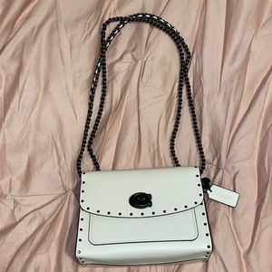 BRAND NEW White Coach Crossbody Bag